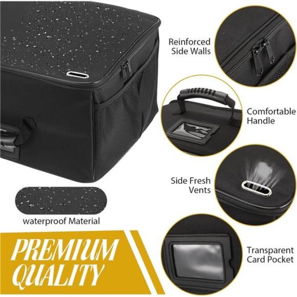 3 Pcs Golf Trunk Organizer Storage Waterproof Collapsible Golf Trunk Organizer - Picture 2 of 7